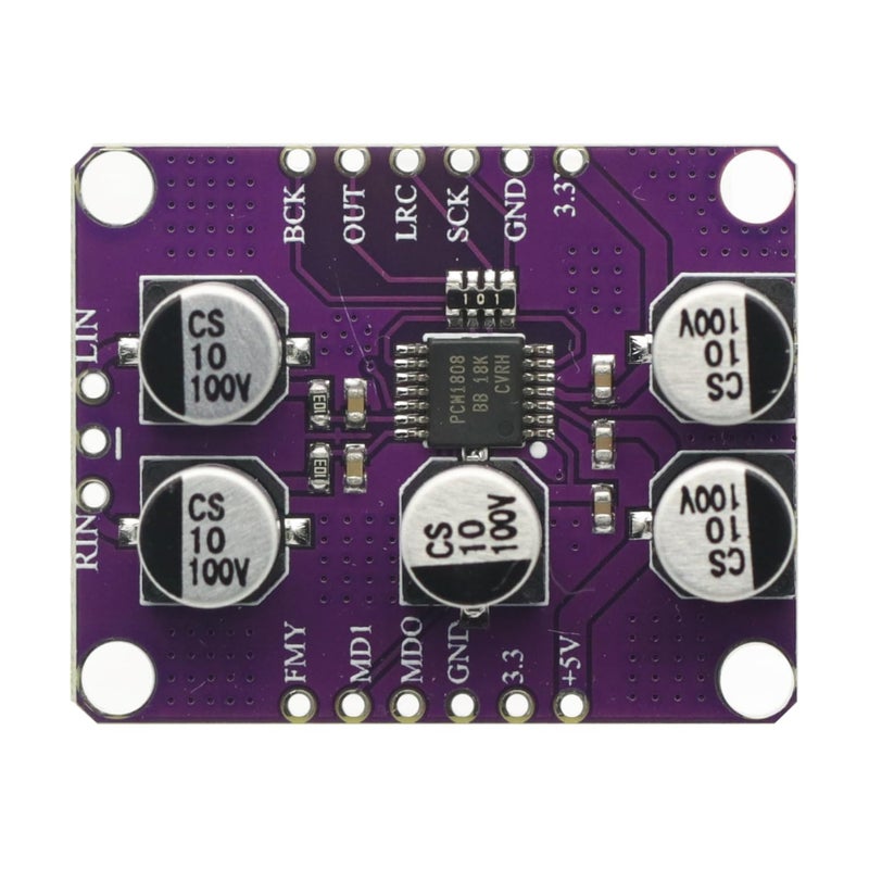 GODIYMODULES PCM1808 24bit 105dB Audio Stereo ADC Single-Ended Analog-Input Decoder 24bit Amplifier Board Player Module - Image 4